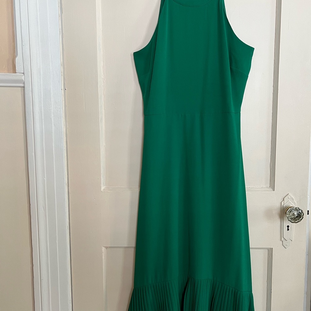 Kensie Vibrant Green Midi Dress